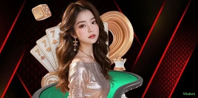Imagem promocional da experiência de game da 55ubet